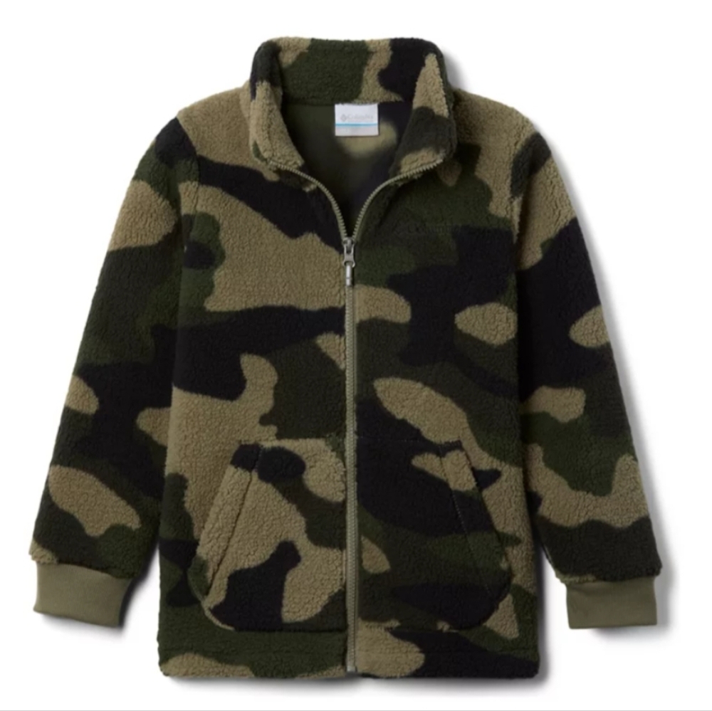 NWT Columbia Youth Rugged Ridge II Sherpa Full Zip